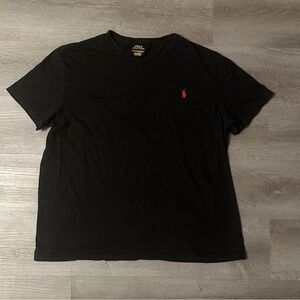 Polo Ralph Lauren Black Classic Fit Cotton T-Shirt Size XL